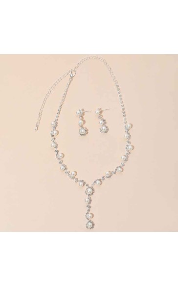 Ladies' Elegant Alloy With Irregular Rhinestone Jewelry Sets