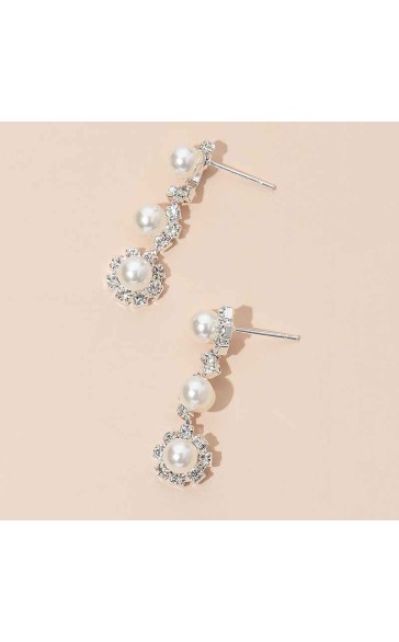 Ladies' Elegant Alloy With Irregular Rhinestone Jewelry Sets