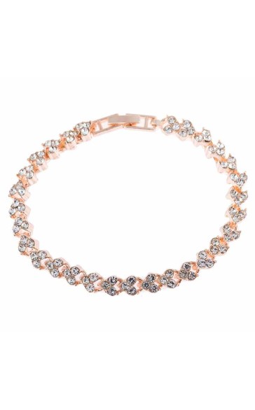 Ladies' Elegant Alloy With Irregular Rhinestone Bracelets