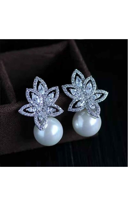 Ladies' Beautiful Alloy Earrings