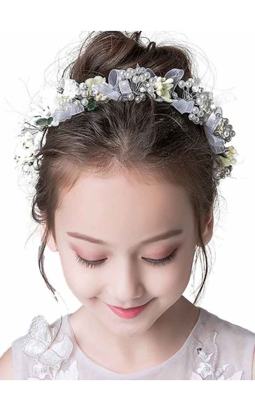 Flower Girl Alloy Headbands