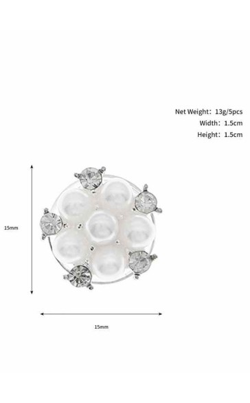 Flower Girl Alloy/Imitation Pearls Tiaras With Faux Pearl (Set of 5 pieces)