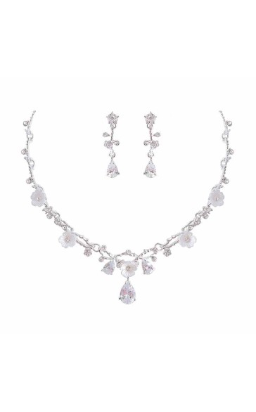 Ladies' Elegant/Beautiful/Classic/Pretty/Attractive Alloy With Oval Rhinestone Jewelry Sets