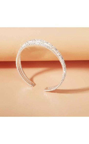 Beautiful/Fashionable/Attractive Alloy With Round Rhinestone/Cubic Zirconia Bracelets/Fashion jewelry