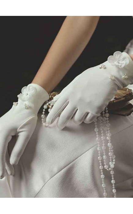 Gloves With Beading
