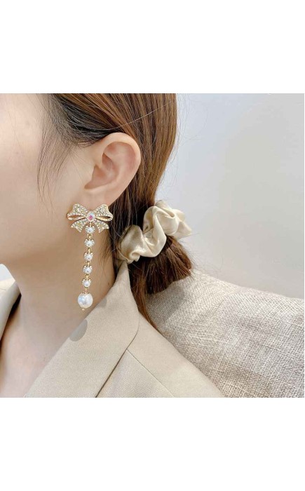 Ladies' Beautiful/Attractive Alloy With Round Rhinestone/Imitation Pearls Fashion jewelry