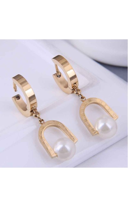 Ladies' Beautiful/Attractive Alloy With Round Pearl Fashion jewelry