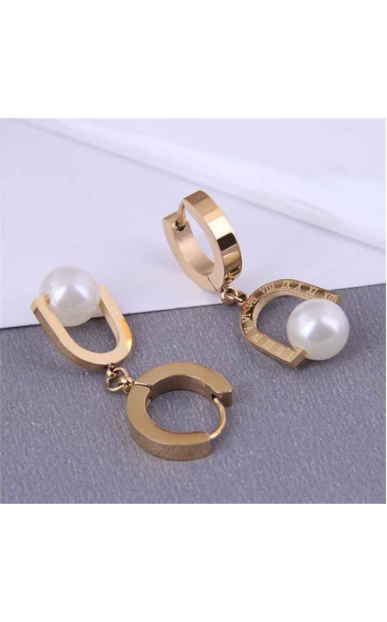 Ladies' Beautiful/Attractive Alloy With Round Pearl Fashion jewelry